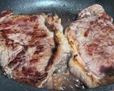 私のステーキの焼き方♡ガーリック風味作り方6写真