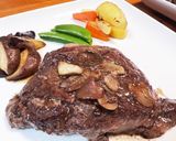 私のステーキの焼き方♡ガーリック風味作り方7写真