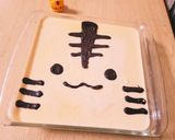 寅年に♪簡単寅(虎)プリン作り方5写真
