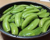 美味しくスナップエンドウを茹でるよ作り方4写真