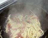 プロの味!アボカドと貝柱のクリームパスタ作り方4写真