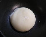 簡単♪冷凍餅の甘酒ゆで小豆きな粉かけ作り方1写真