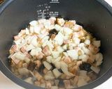 余ったおせちとお餅でおこわ風炊き込みご飯作り方3写真