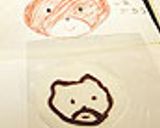 アレルギー対応　炊飯器でお絵描きパン作り方2写真