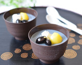 煮汁活用☆黒豆＆豆乳のぷるぷるプリン♫作り方6写真