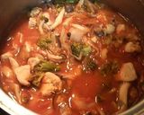 鶏肉とシメジのトマト煮込み作り方6写真
