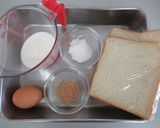 レンジで簡単☆フレンチトースト作り方1写真