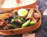 お弁当★おせちの余り★簡単三つ葉で揚ナス作り方7写真