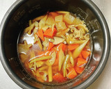 簡単！残ったお節(煮染め)で炊き込みご飯作り方2写真