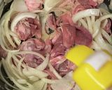 デミ缶と豚コマで☆お豆トマトハヤシライス作り方5写真