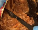 デミ缶と豚コマで☆お豆トマトハヤシライス作り方9写真