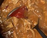 デミ缶と豚コマで☆お豆トマトハヤシライス作り方12写真