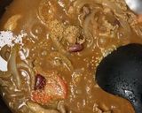 デミ缶と豚コマで☆お豆トマトハヤシライス作り方14写真