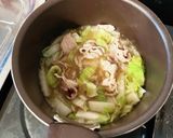 m豚と白菜の中華スープ作り方3写真