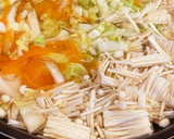 和風　なめたけサラダ　美味しい　簡単作り方1写真