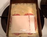 生ハムとチーズの(´Д`)卵焼き作り方3写真