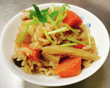 簡単！残ったお節(煮染め)で炊き込みご飯作り方5写真