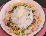鶏もも肉で、チキンペッパーライス！作り方4写真
