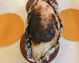 グリルで塩釜焼き研究作り方10写真