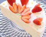 簡単！材料３つ♪いちごハーフケーキ作り方10写真