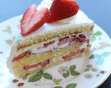 簡単！材料３つ♪いちごハーフケーキ作り方12写真