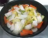 新巻鮭活用 あんかけ鮭パスタ作り方3写真