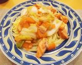 新巻鮭活用 あんかけ鮭パスタ作り方7写真