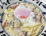 味付け不要！　半熟卵で簡単カルボナーラ作り方14写真