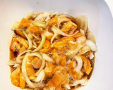 玉ねぎと焼き麩の卵とじ作り方4写真