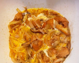 玉ねぎと焼き麩の卵とじ作り方5写真