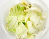 ホタテとキャベツのバター醤油炒め作り方1写真