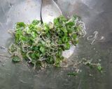 やみつき♪　栃尾の油揚げのねぎ塩だれ和え作り方1写真