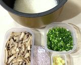 きのこ&肉そぼろの炊き込みご飯作り方1写真