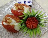 干柿のクリームチーズサンド美味♬作り方1写真