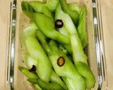簡単セロリの浅漬け♡ さっぱり美味お惣菜作り方3写真