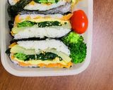折りたたみ野菜キンパ（おにぎらず）作り方12写真