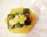 餅リメイク♪芋リンゴ餡のせ♡作り方5写真