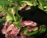ピーマンと豚肉のピーナッツバター炒め作り方1写真