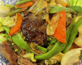 焼豚の野菜#オイスターソース炒め作り方7写真