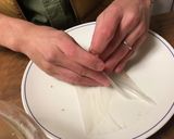 パリパリ湯葉入りベジタリアン生春巻き作り方14写真