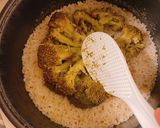 ブロッコリー丸ごとご飯作り方3写真