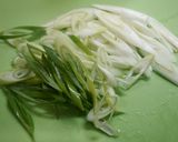 簡単！餃子のピリ辛葱炒め作り方1写真