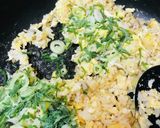 お出汁パック粉で作る●ネギ玉子チャーハン作り方3写真