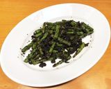 いんげんの黒胡麻中華炒め♪新しい食感風味作り方3写真