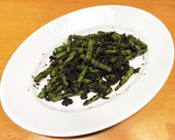 いんげんの黒胡麻中華炒め♪新しい食感風味作り方3写真