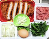 町中華のスタミナかつ丼@かつは惣菜を調達作り方1写真