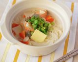 からだ温まる♪鮭のフレンチ粕汁ビーフン作り方7写真