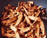 ごぼう、ミックスナッツの甘辛炒め　給食作り方6写真