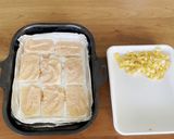 ラクックで餅ピザ♪明太マヨソース作り方5写真