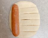 簡単成形2種類♪ソーセージロールパン作り方10写真